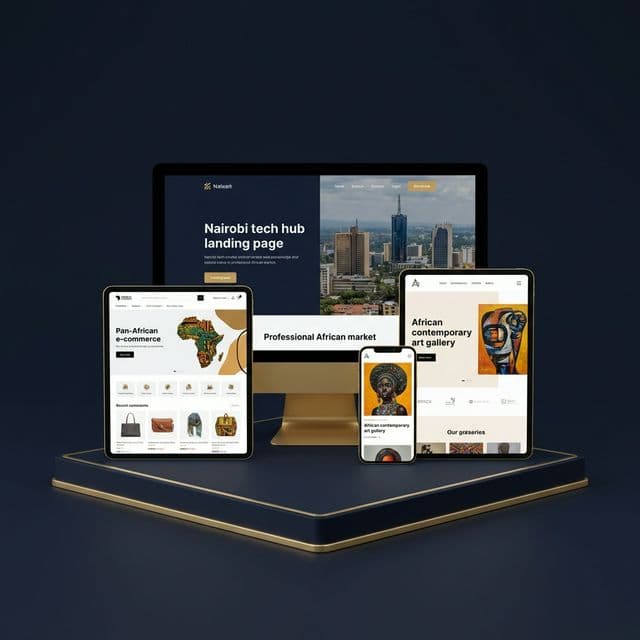 Exemples de sites web réalisés par Oplide pour des entreprises africaines